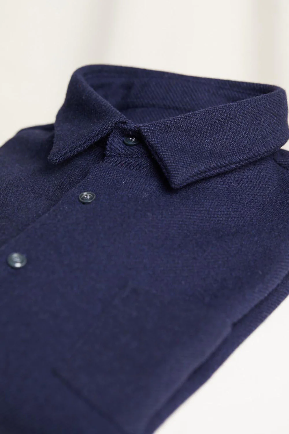 Surchemise en laine ÉPURE unie – Image 7