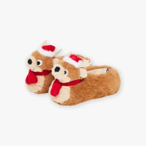 Pantoufle 3D Marron