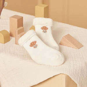 2 paires de chaussettes écrues