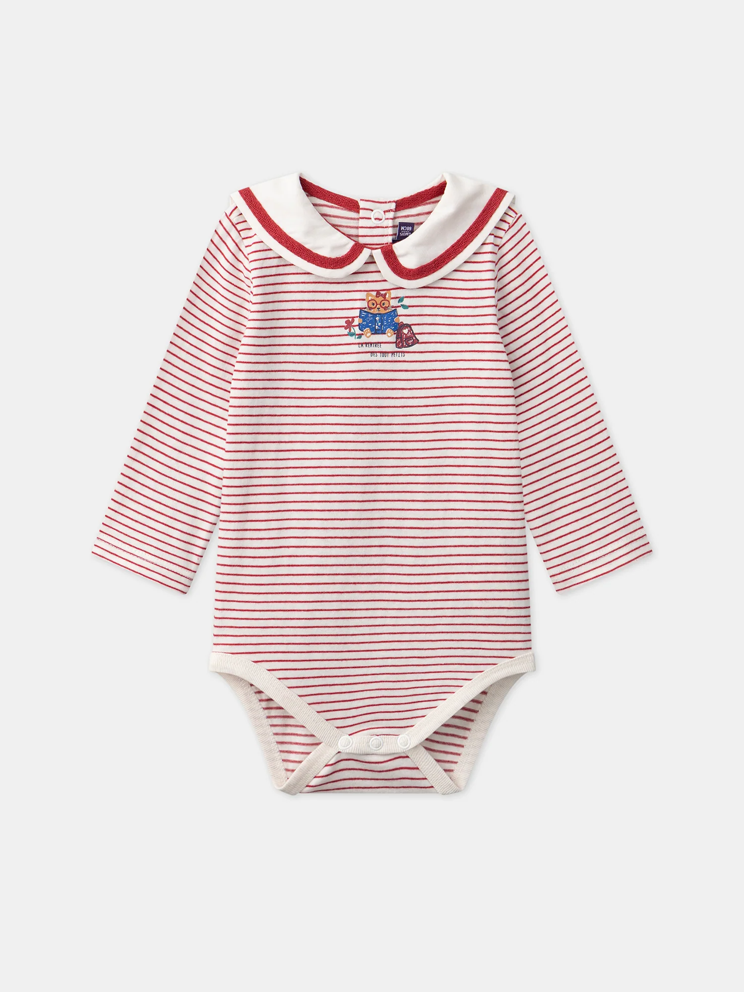 Body à manches longues rayé