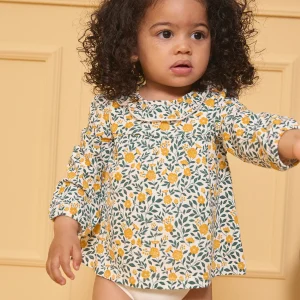 Blouse body imprimé fleuri