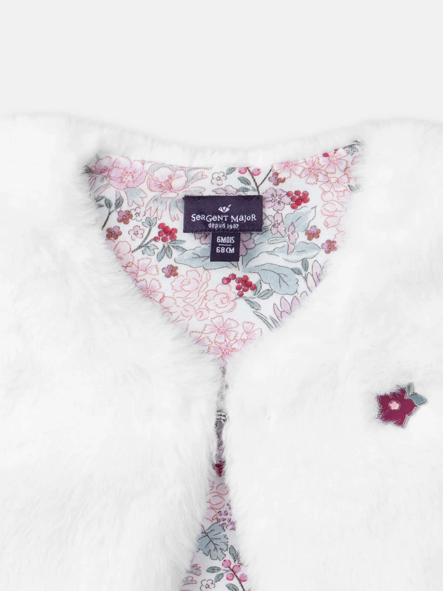 Cardigan sans manches Ecru – Image 4