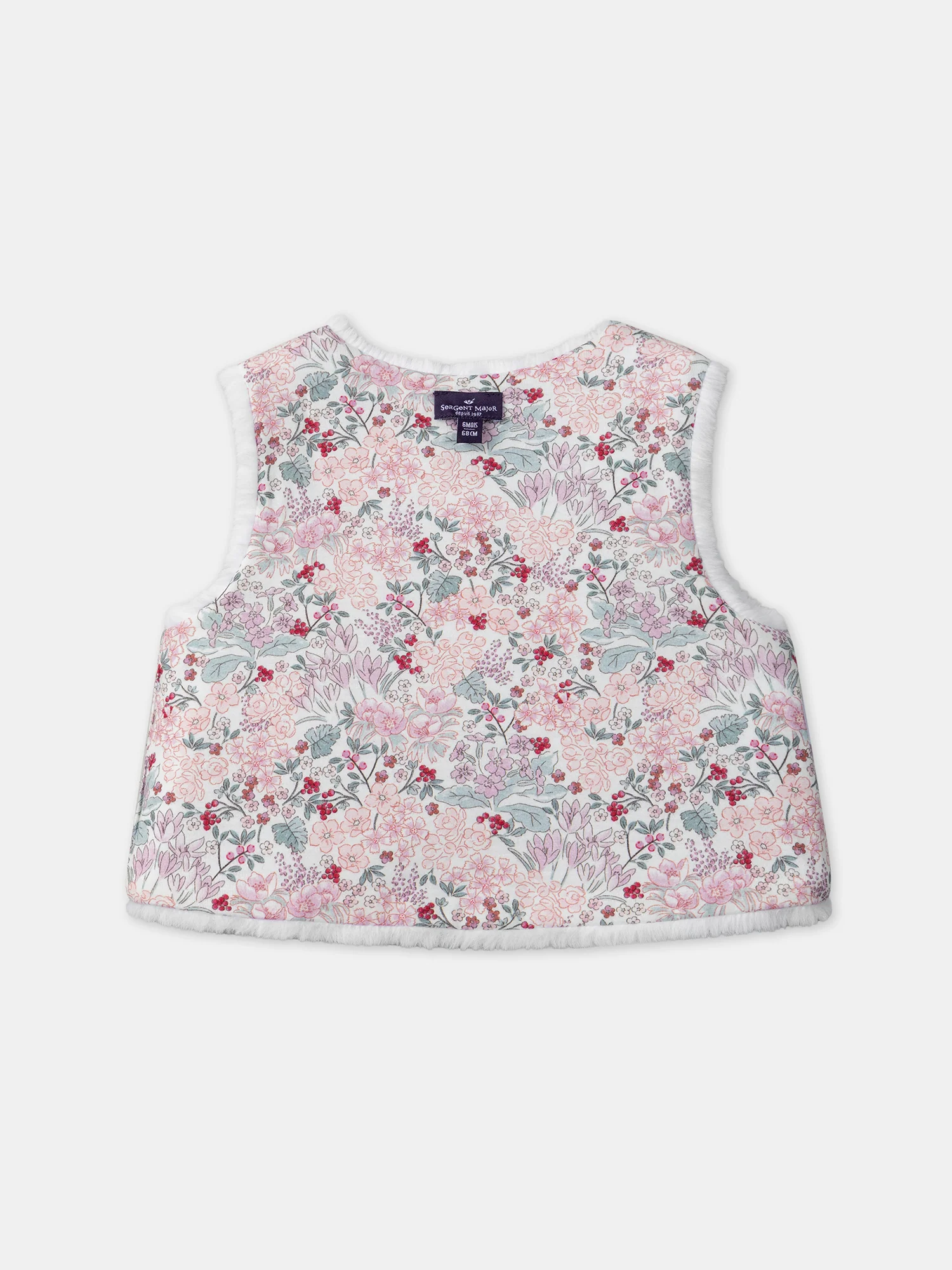 Cardigan sans manches Ecru – Image 6