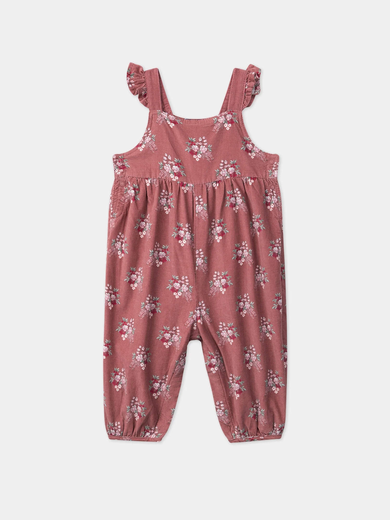 Salopette longue imprimé fleurs