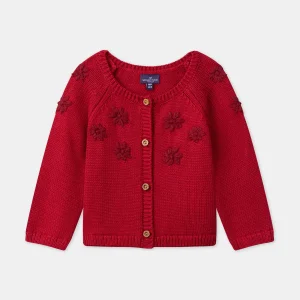 Cardigan fantaisie fleuri