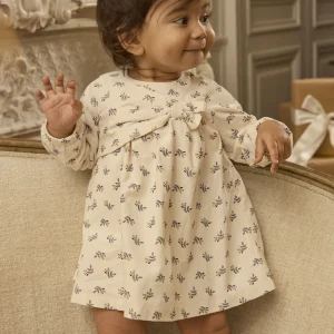 Robe en velours côtelé imprimé