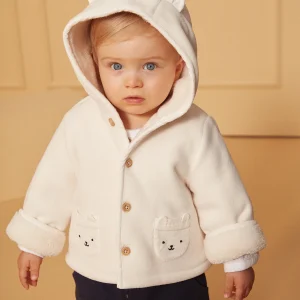 Veste polaire à capuche