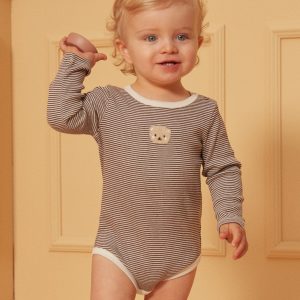 Body rayé côtelé