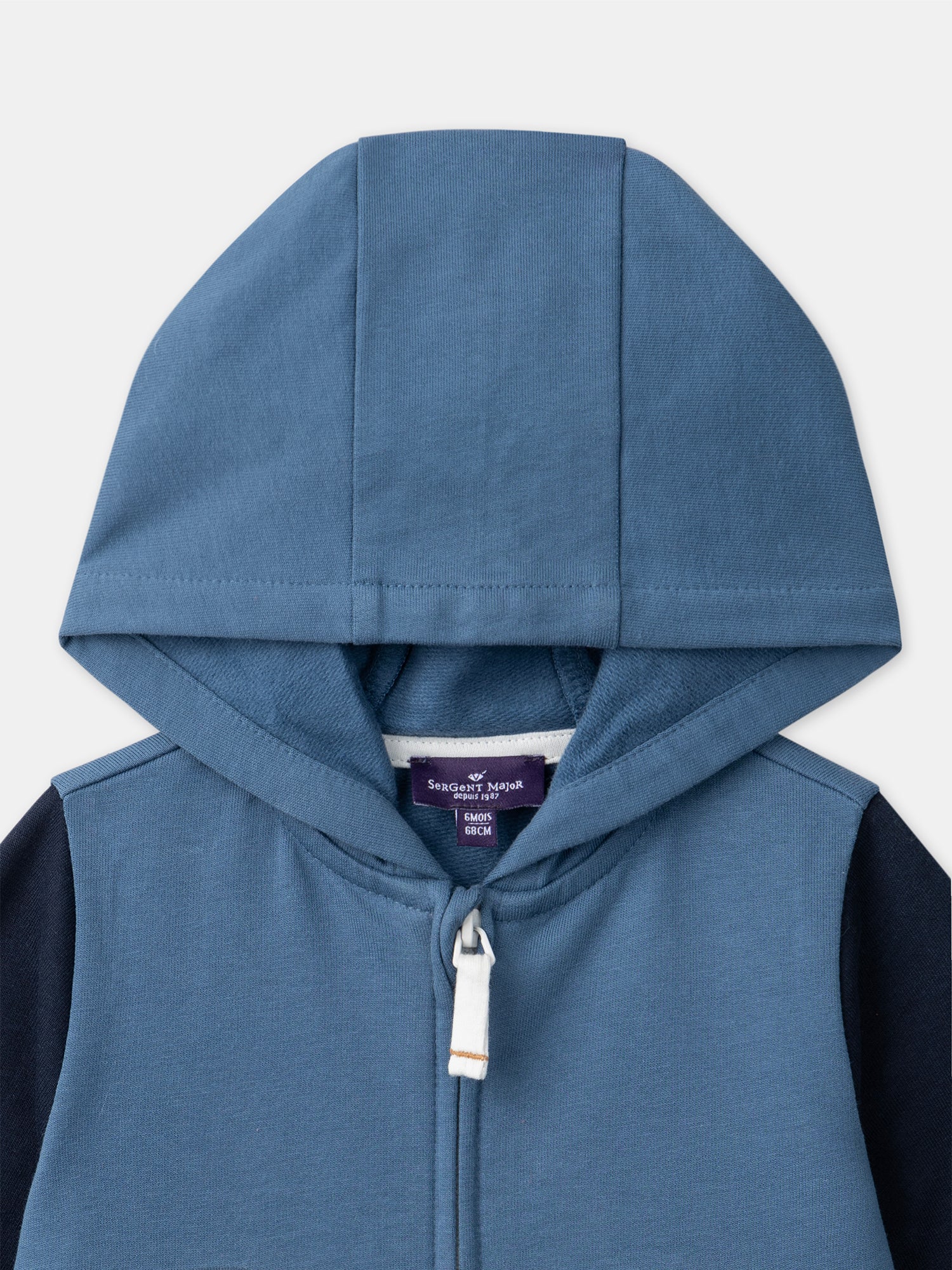 Sweat à capuche tricolore macareux – Image 3