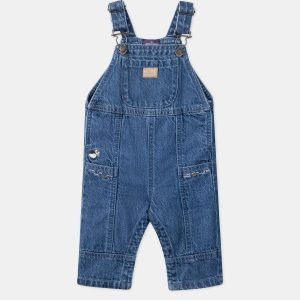 Salopette longue en denim