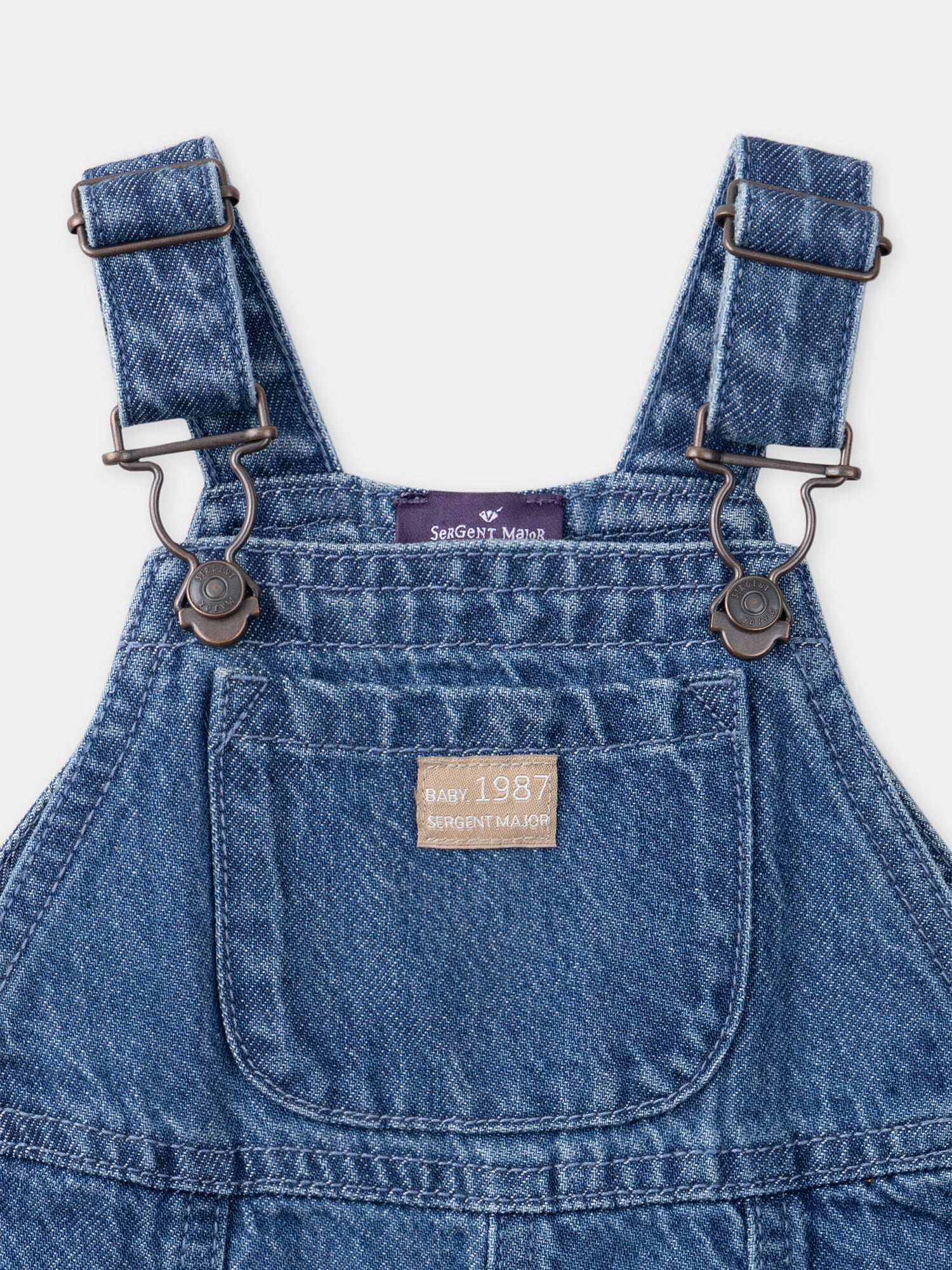 Salopette longue en denim – Image 3