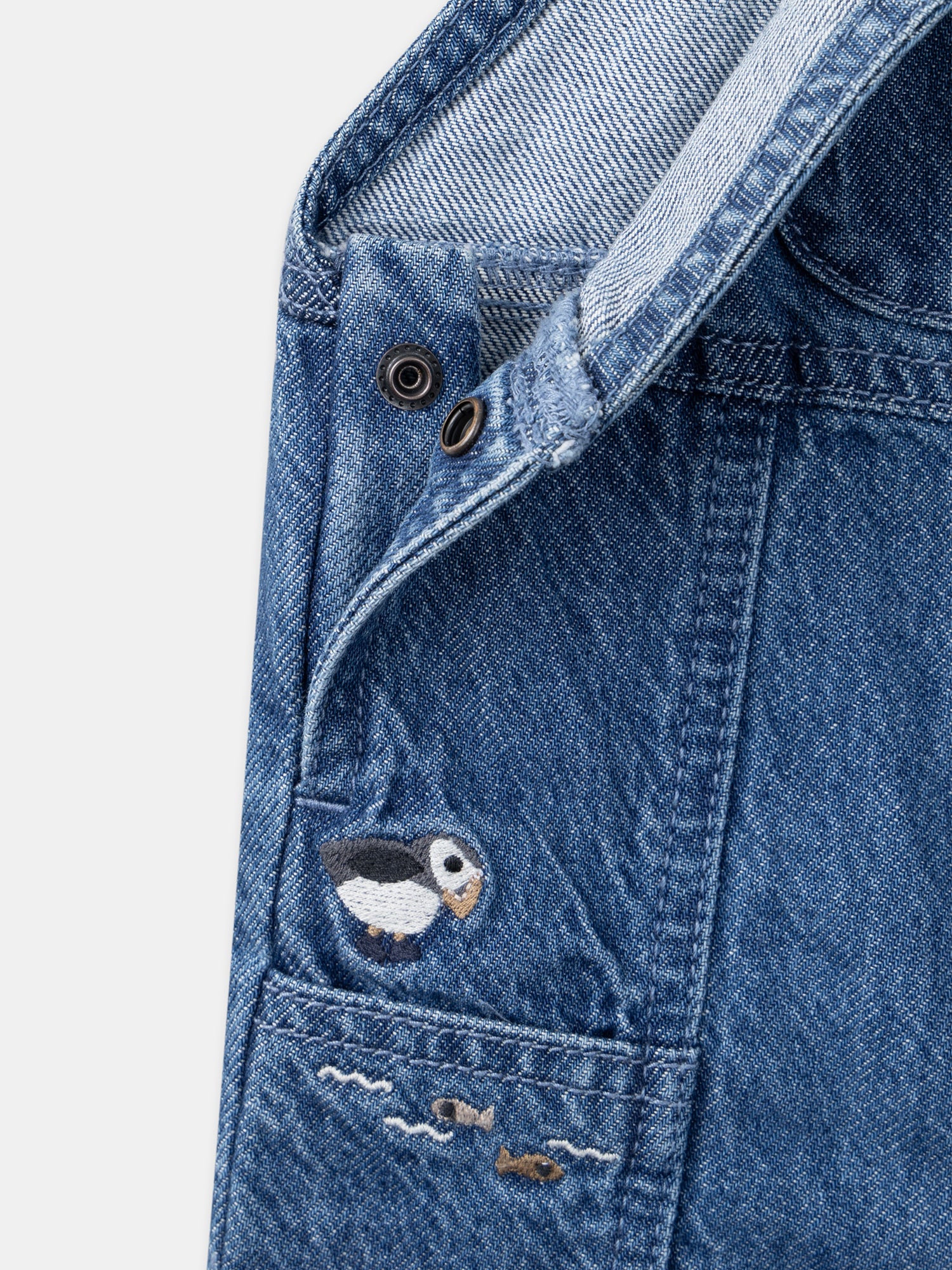 Salopette longue en denim – Image 5