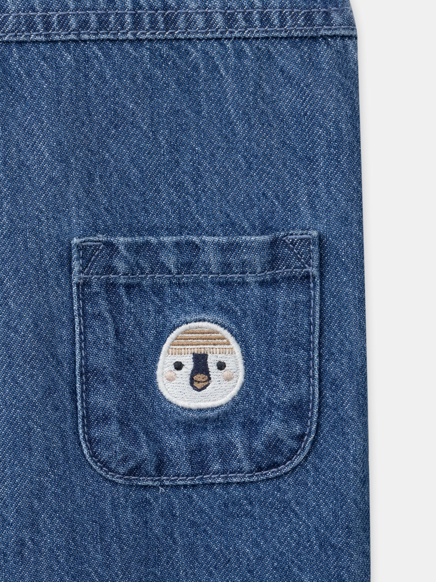 Salopette longue en denim – Image 7