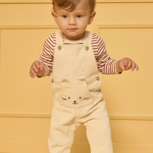 Salopette en velours côtelé