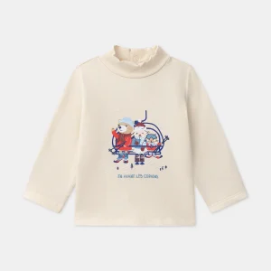 Tshirt à manches longues col montant