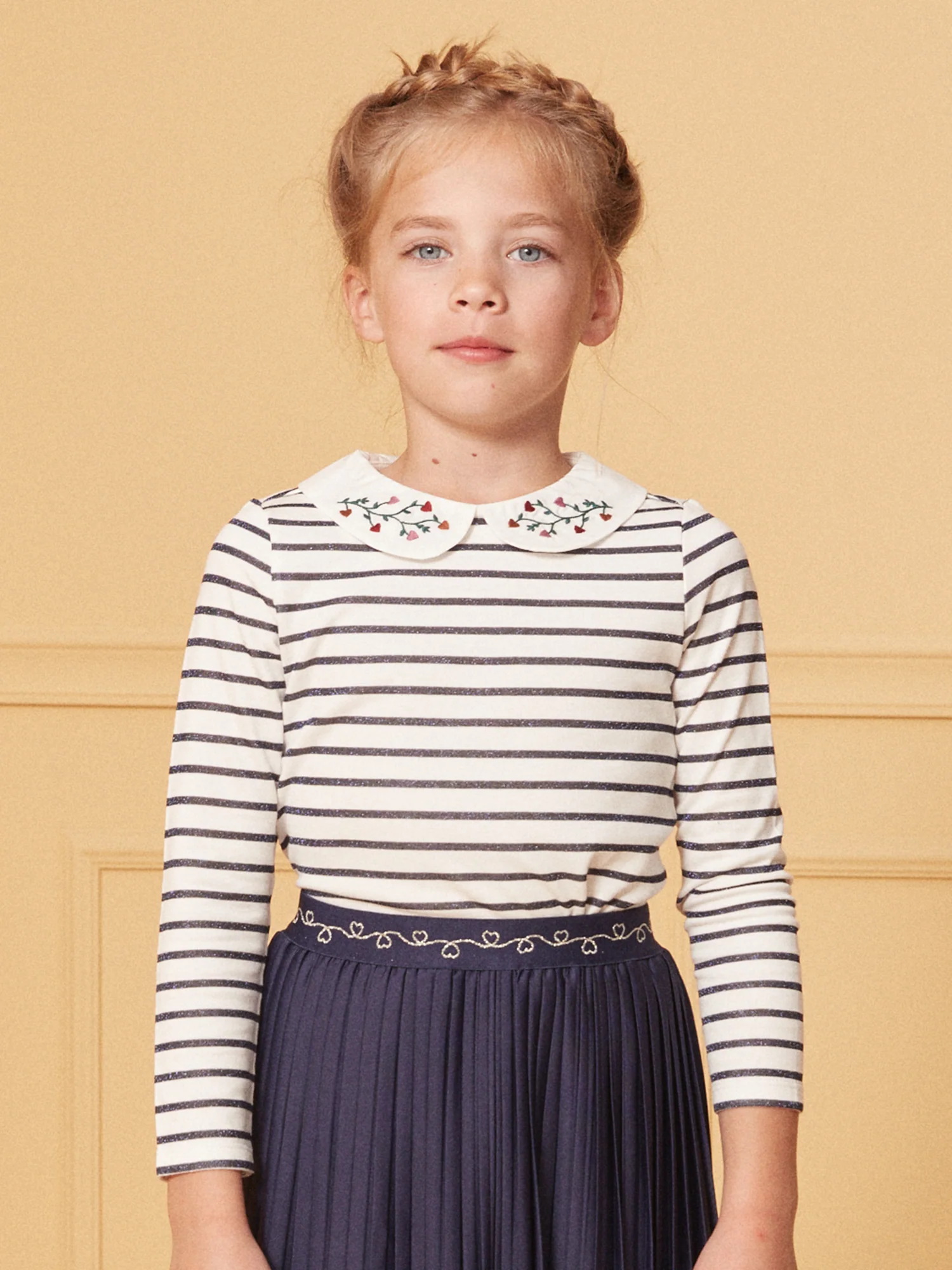 T-shirt marinière bleu – Image 2