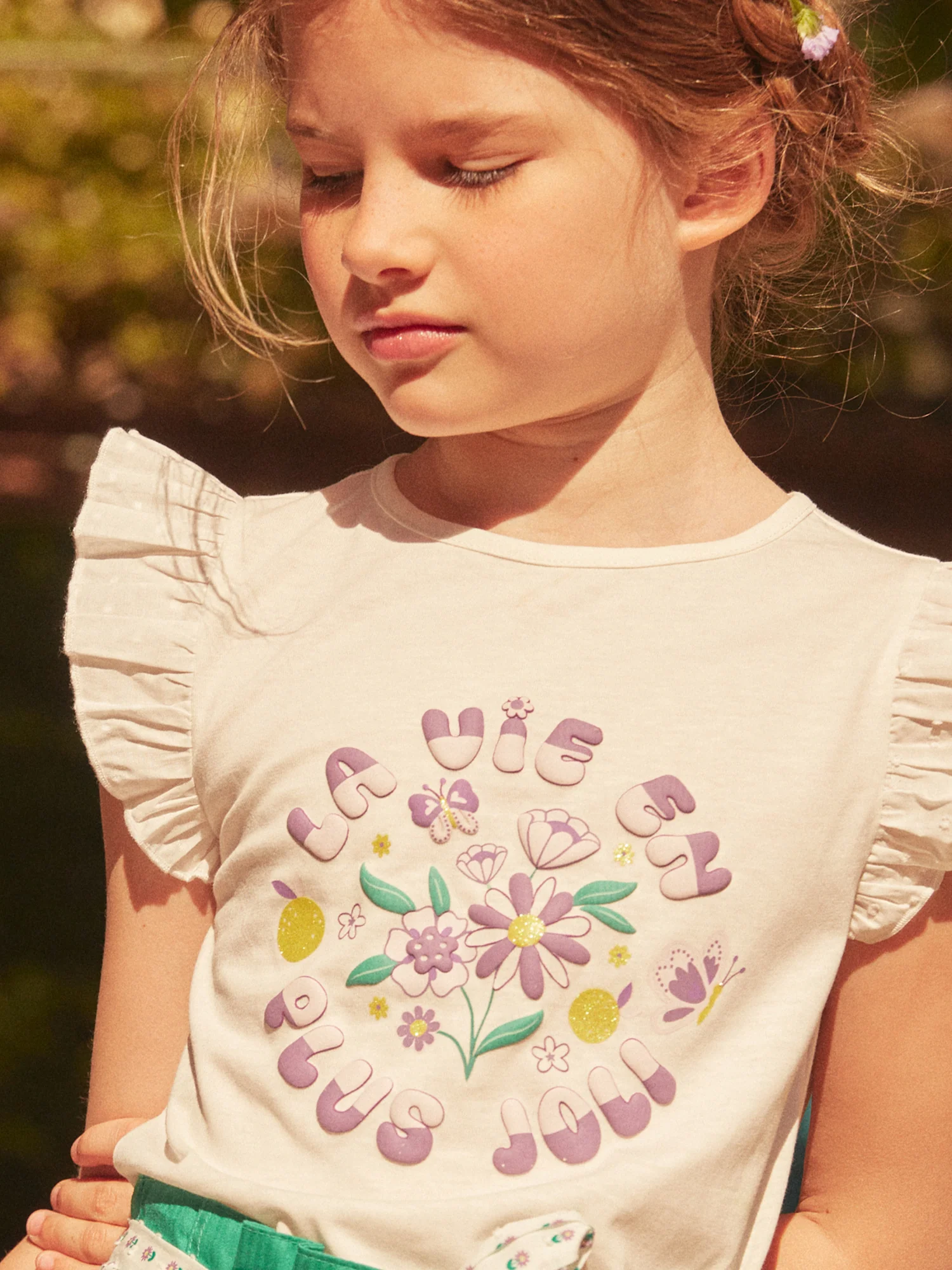 Tee Shirt Manches Courtes Ecru – Image 4