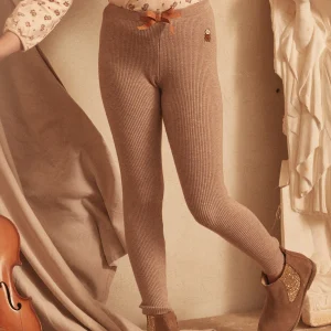 Legging chiné à noeud