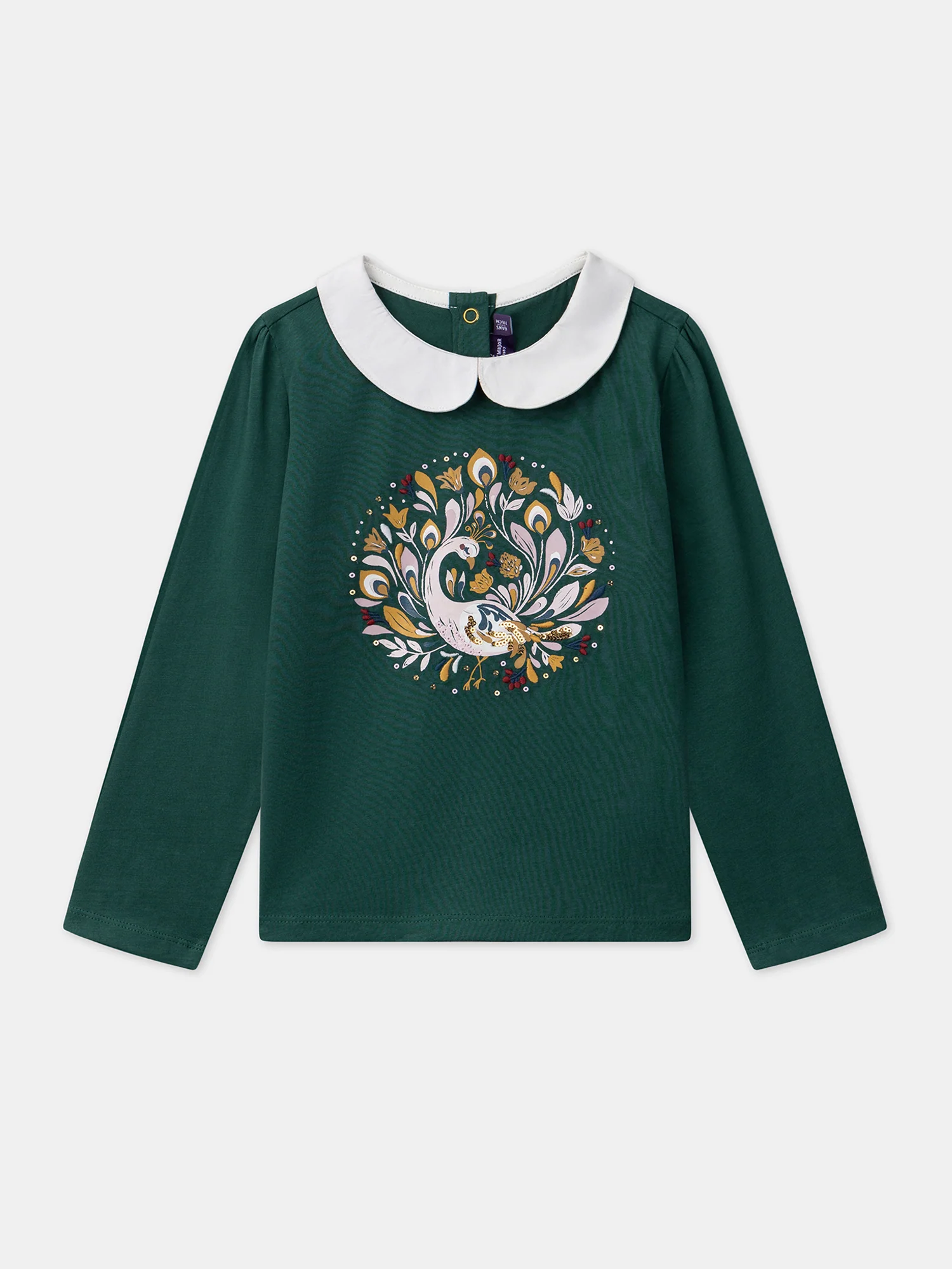 Tee Shirt Manches Longues Vert