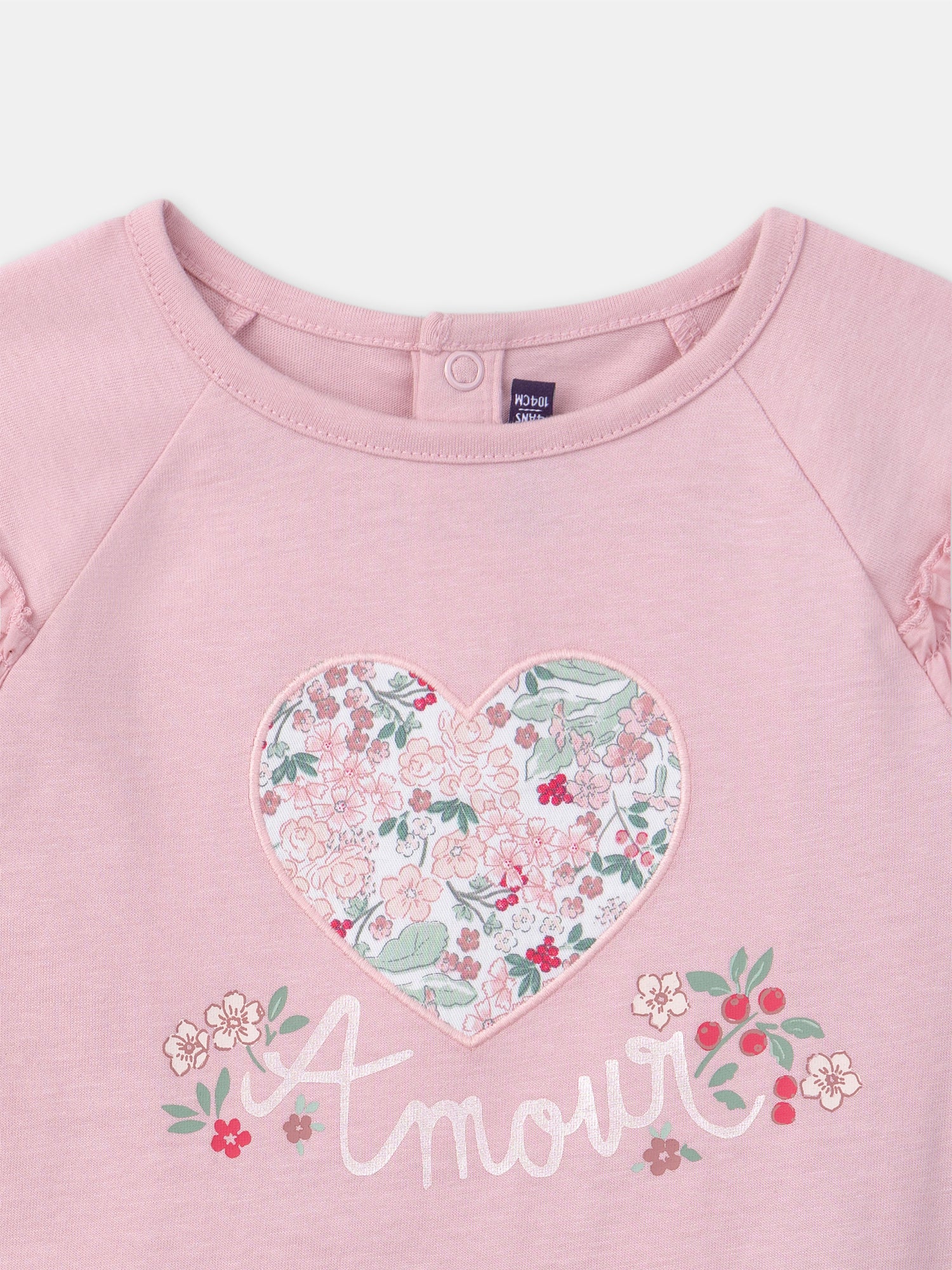 Tee Shirt Manches Longues Rose – Image 3