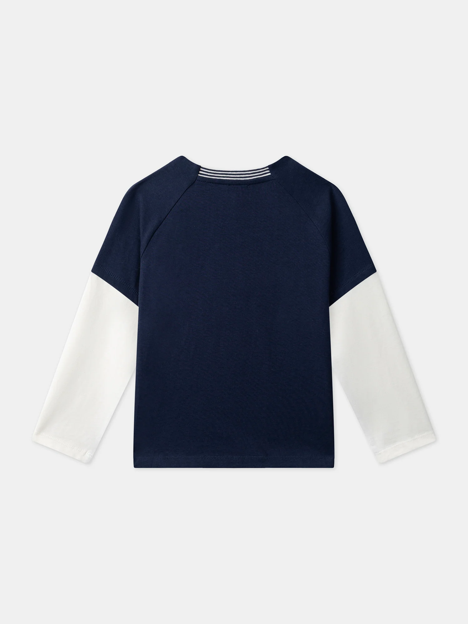 T-Shirt à manches longues en jersey Bleu – Image 5