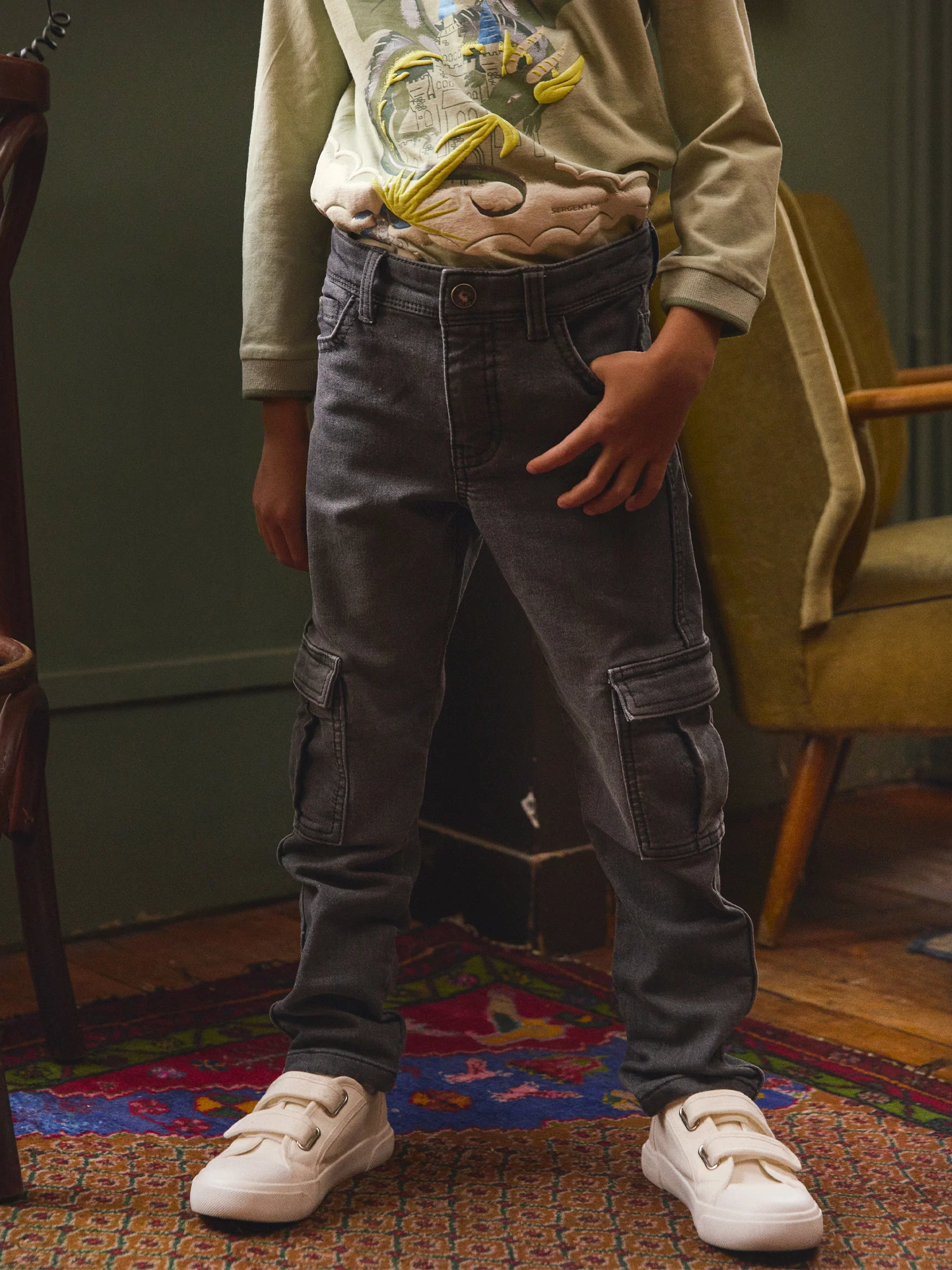 Jean Cargo Gris – Image 3