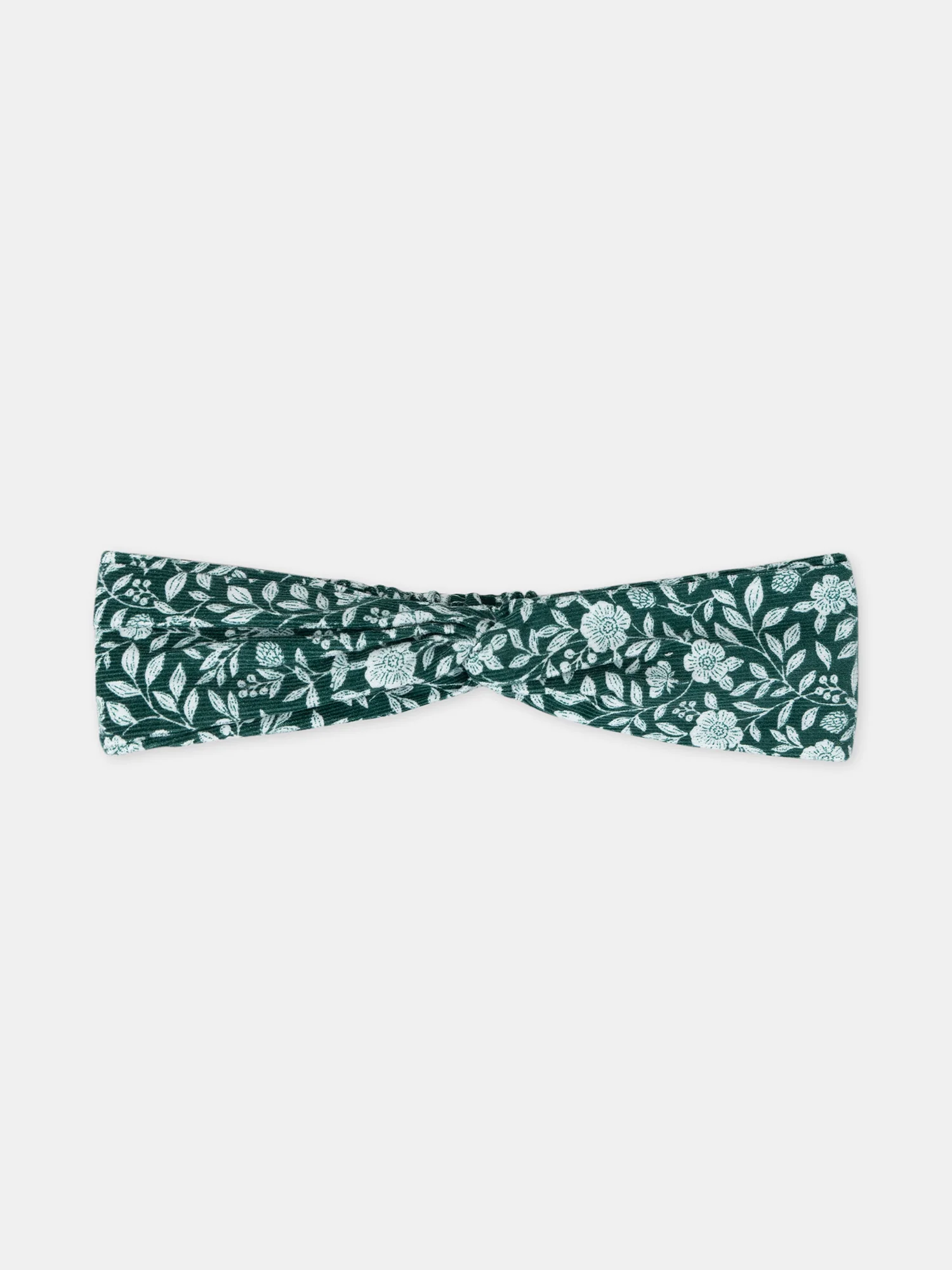 Bandeau nœud imprimé fleurs – Image 2