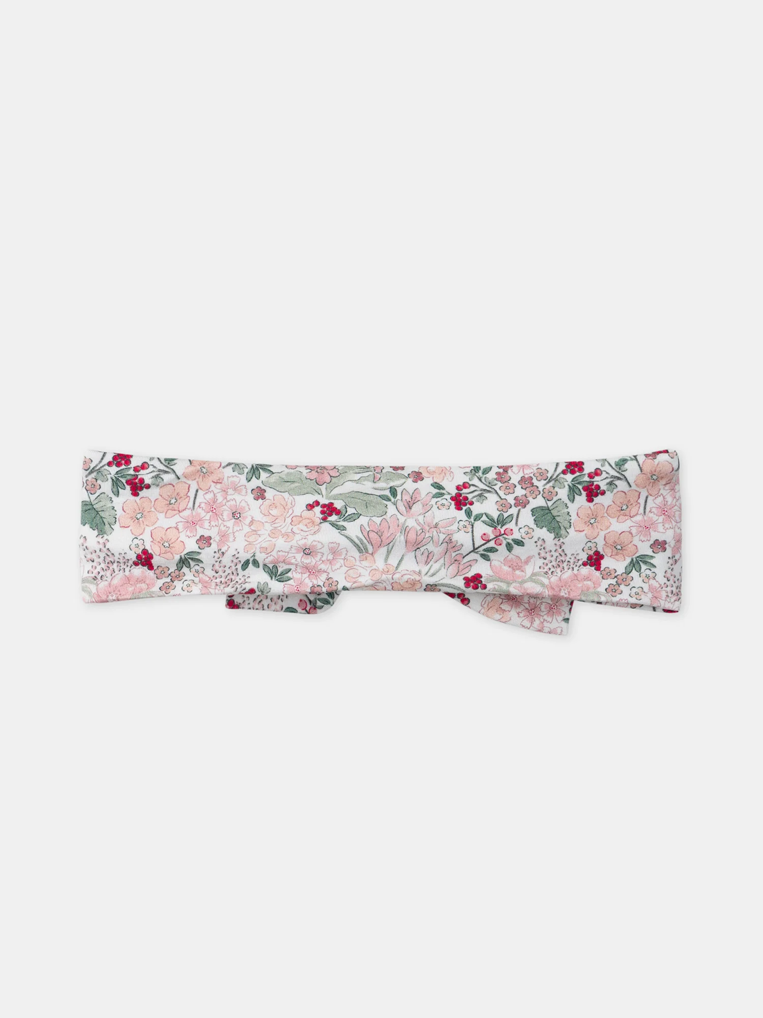 Bandeau nœud imprimé fleurs – Image 7