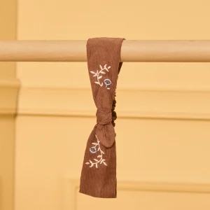Bandeau nœud brodé