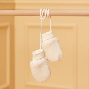 Moufles fine fourrure synthétique