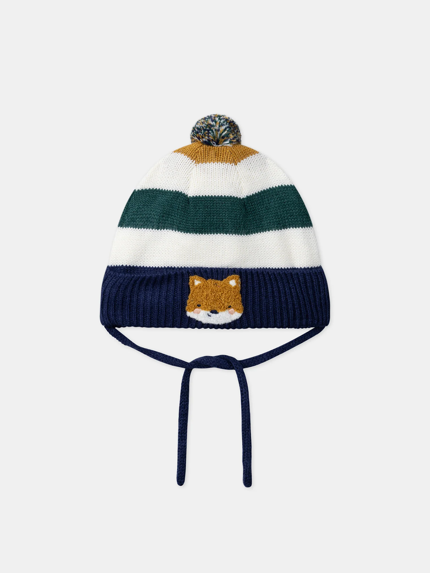 Bonnet rayé renard – Image 4