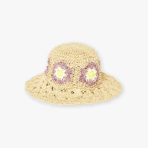 Chapeau de paille beige