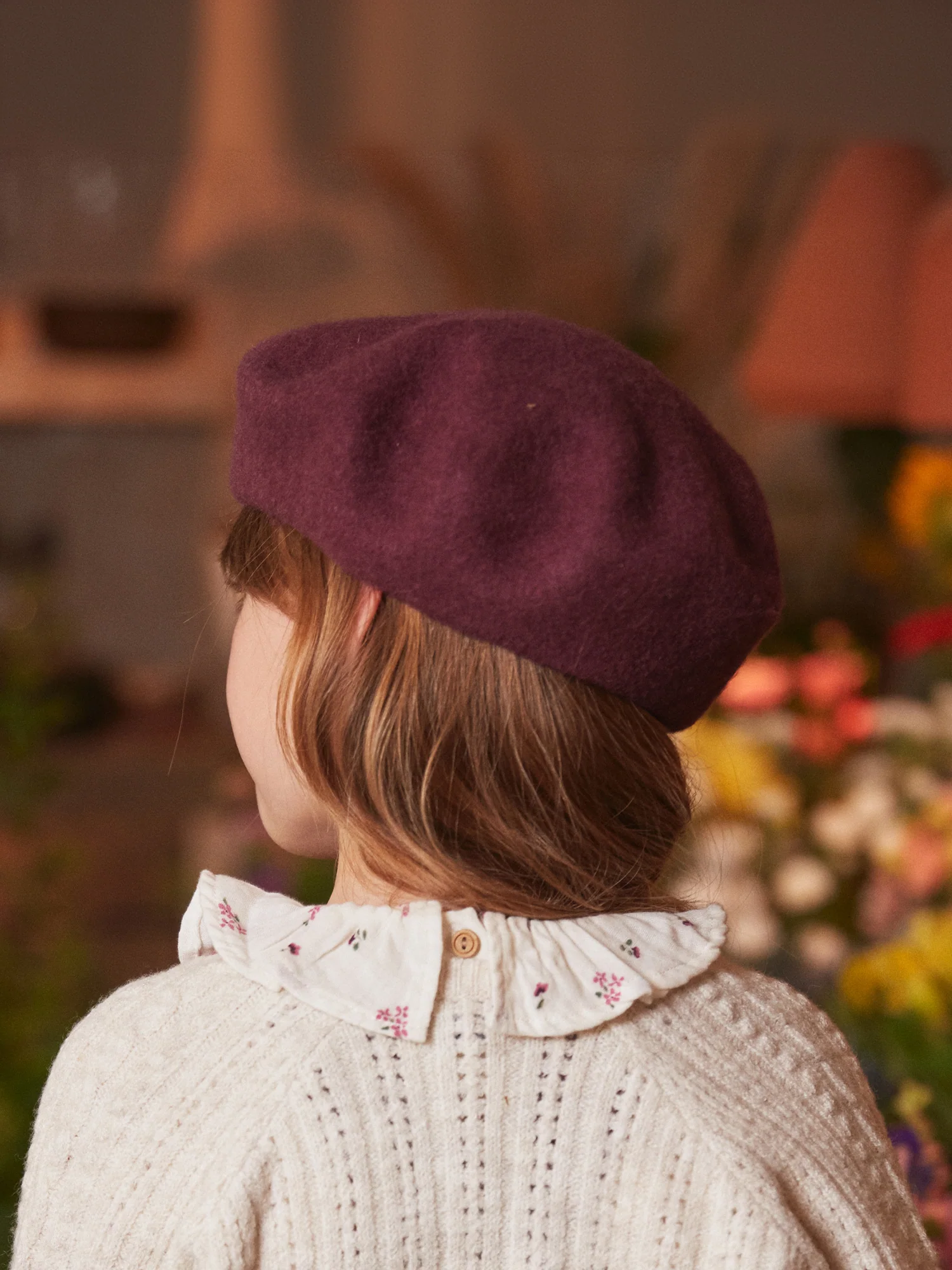 Béret avec noeud imprimé – Image 4