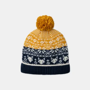 Bonnet jacquard tricolore