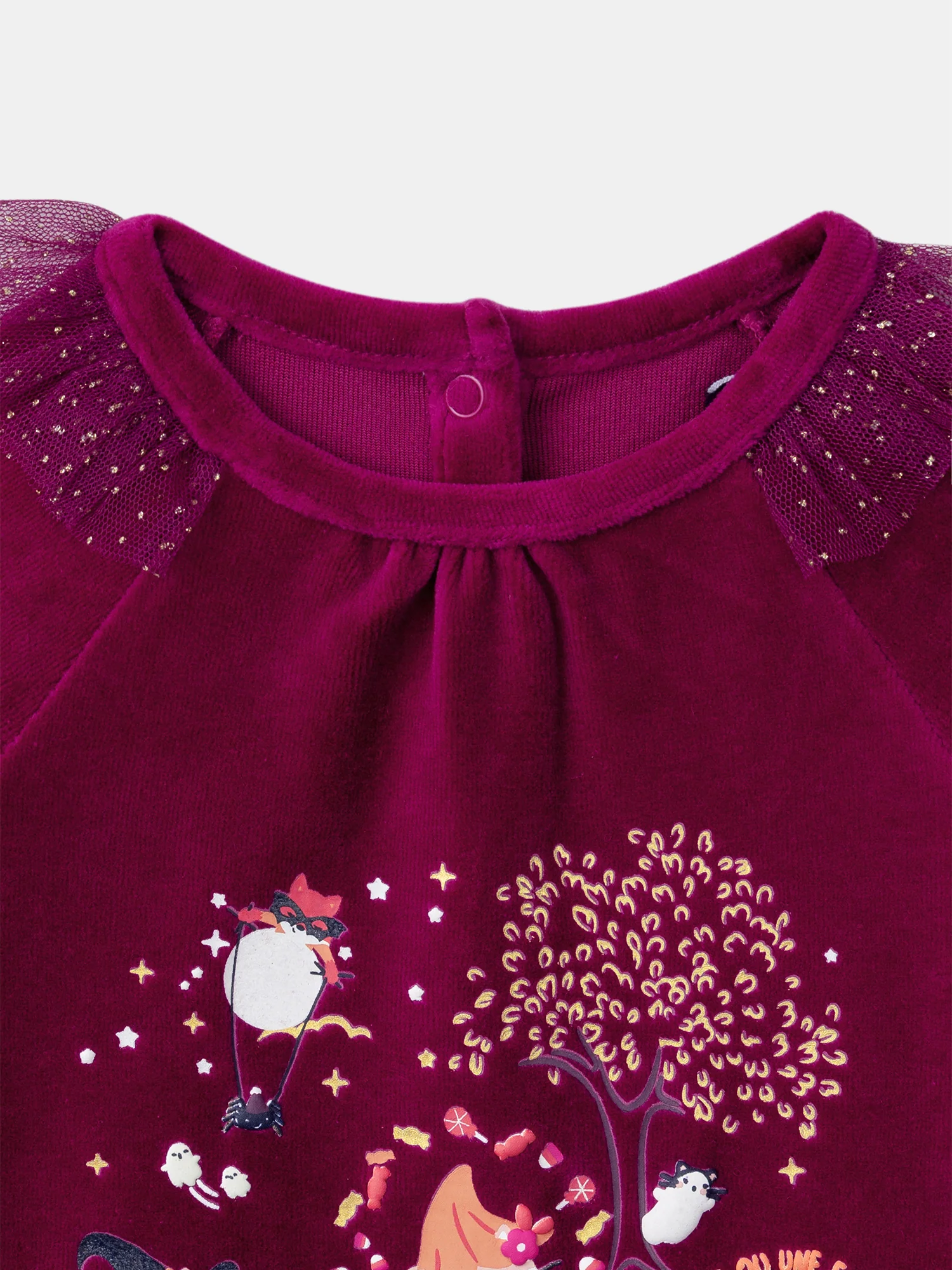 Dors-bien en velours avec bonnet – Image 8