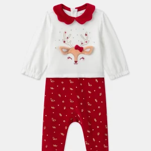 Dors-bien en velours avec bandeau de Noël