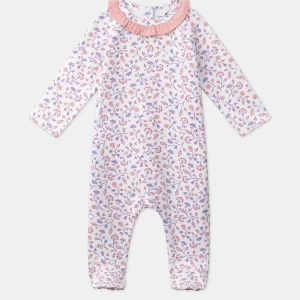 Dors-bien en molleton fleuri