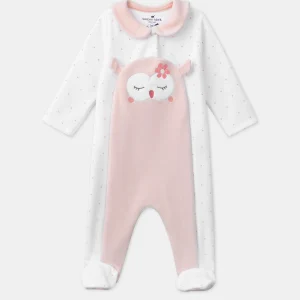 Dors-bien en velours hibou