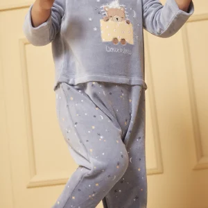 Dors-bien en velours uni et imprimé