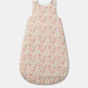 Turbulette en Gaze de coton fleurie