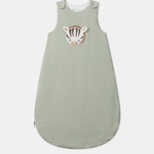 Turbulette en gaze de coton zèbre