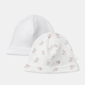 Lot de 2 bonnets de naissance