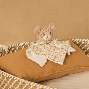 Doudou de naissance léopard
