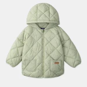 Doudoune ample fleuri