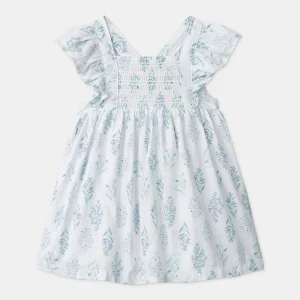 Robe chasuble fleuri