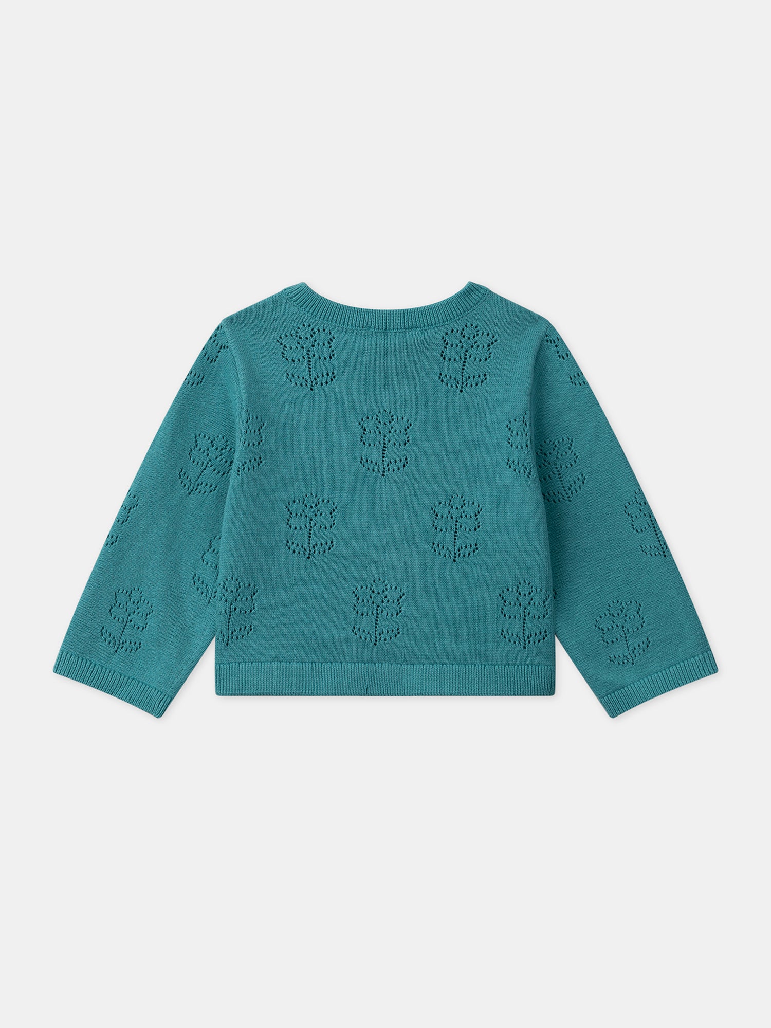 Cardigan ajouré fleurs – Image 4