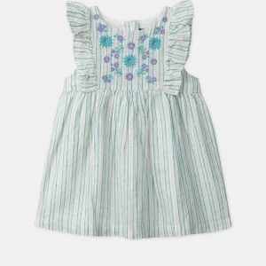 Robe rayé scintillante