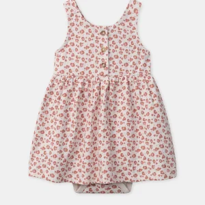 Robe sans manches imprimé léopard