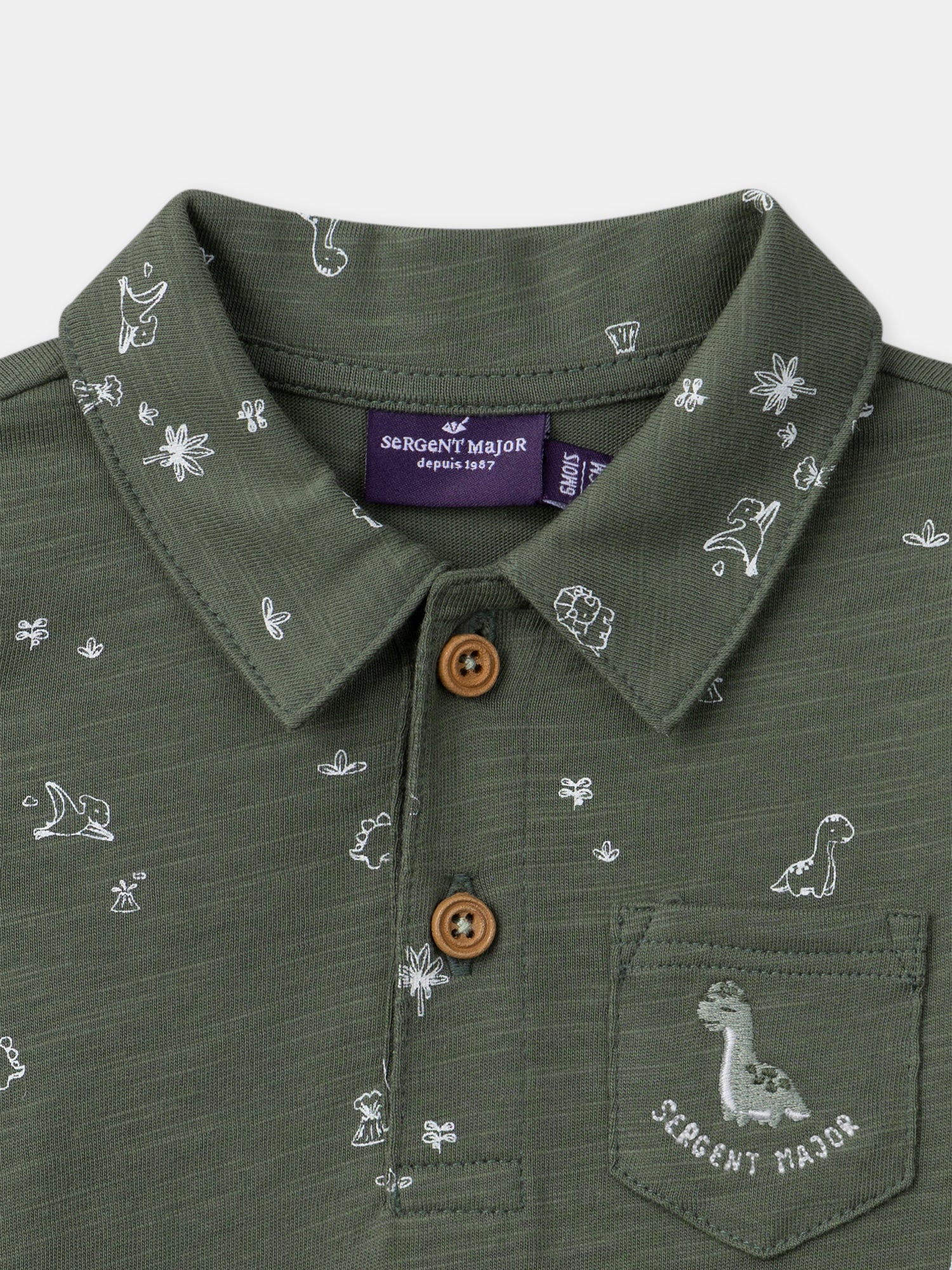 Polo dinosaures manches longues – Image 3