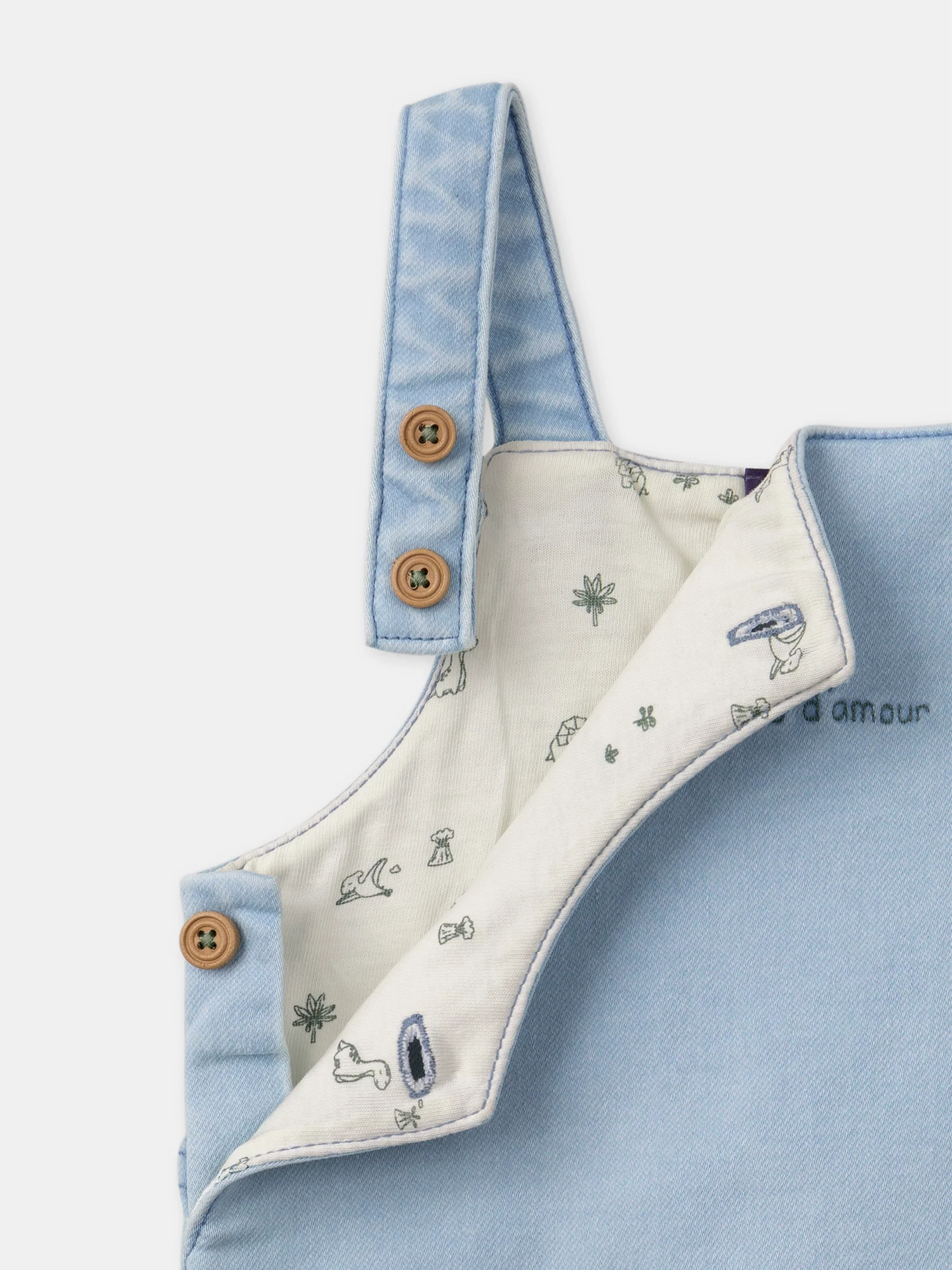 Salopette confort en jean – Image 8